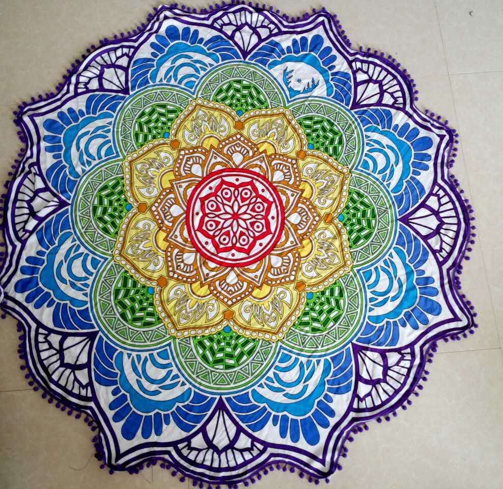 F4553 Surf Gypsy Tassel Poncho Swim Cover Up